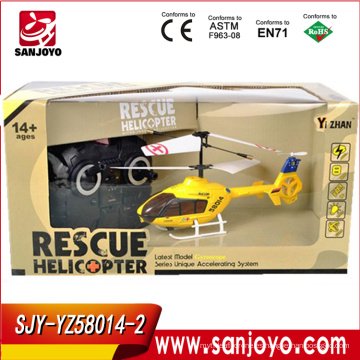 Helicóptero del rc de 2.4G 3ch para la venta Juguetes del helicóptero del helicóptero del rc de la ambulancia